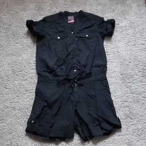 Lee Black Overall (Shorts)